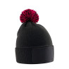 MOD. B443B:Black, 55% polyester/ 45% acrylic, Classic Red, One Size